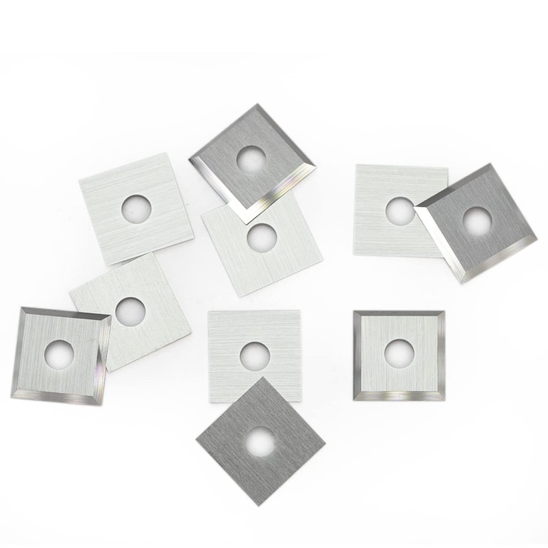 12mm Square Carbide Inserts Cutters Knives Blades 12×12×1.5mm-35°for Woodworking Spiral/Helical