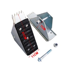 2 Pack Ladder Feet, Anti-Skid Ladder Shoes, Replacement Shoe/Feet Kit for Extension Ladder Aluminium Extension Ladder Parts Safety Extension Ladder Feet (Circular hole of activity ladder)