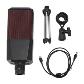 USB Microphone Universal Noise Reduction Square Cardioid Microphone for Computer Phones Conference Game