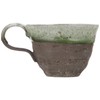 Ichikyu 589-05 Mino Ware Coffee Bowl Plate, Green