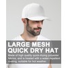 Oversize XL XXL Men Quick Dry Baseball Cap Water-Resistant Performance