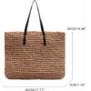Generisch Cesta Women's Beach Bag with Zip, coffee