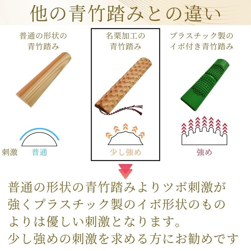 [Made in Japan] Ichinohikari Craft Green Bamboo Steps, Wooden, Chestnut