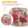 TEHAUX Pattern Printed Earphone Sleeve Durable TPU Earphone Protector Case