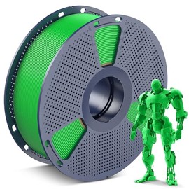 PLA 3D Printer Filament, SUNLU Neatly Wound PLA Filament 1.75mm Dimensional Accuracy +/- 0.02mm, Fit Most FDM 3D Printers, Good Vacuum Packaging Consumables, 1kg Spool (2.2lbs), 330 Meters, PLA Green