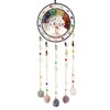 RAGKUU Colorful Tree of Life Dream Catcher with Stone Pendant