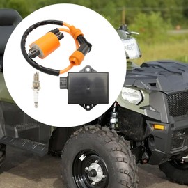 laffoonparts 3088209 CDI Box Ignition Coil Spark Plug, Replacement for Polaris Magnum 330 2x4 2003-2005 4X4 2003-2006 Trail Boss 330 2003-2013, Replaces 3087253