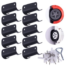 10 PCS Car Wall Mount, Car Display Wall Mount Vertical, Compatible with Speed Champions Series Car Models, Showcase Your Collection with Sturdy Steel Wall Mount, Ideal for Car Enthusiasts