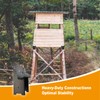 4x4 Outdoor Multi-Use Angle Brackets,Platform Bracket for Hunting Blinds, Shooting