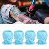 Skull Tattoo Ink Caps, 200 Pieces Disposable Plastic Skull Tattoo
