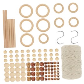 Hohopeti 1set Macrame Kit Handmade Wall Hanging Supplies for Unique Tapestry Adornment for Home Decor Plant Hangers and Craft Projects for Beginners