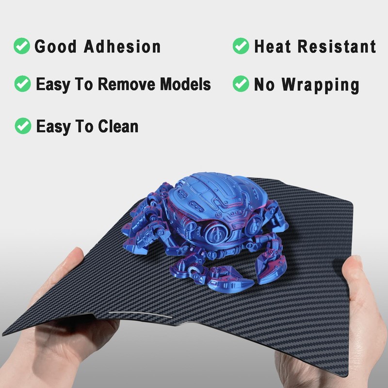 TIOPY PET (Carbon) + PEO (Diamond) Bambu Lab Build Plate