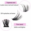 Lash Clusters Extensions D Curl 40D DIY Eyelash Extension Natural