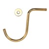 Stainless Steel S Shaped Raised Shower Arm and Flange NPT
