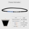sourcing map AX38 EPDM V-Belt, Raw Edge Cogged Industrial Rubber
