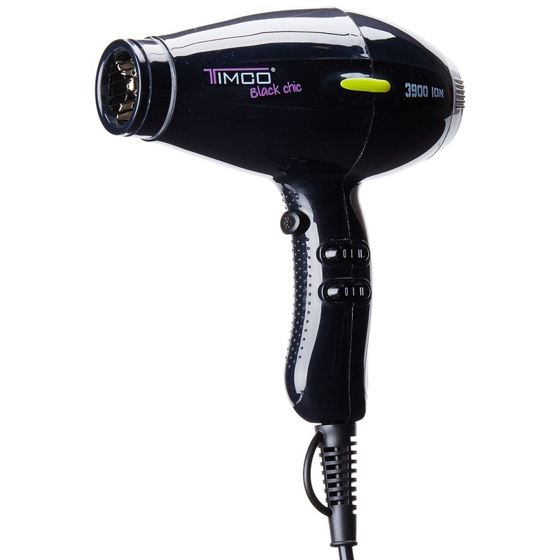 Timco HP-3900N Secador Profesional de Pelo, color negro