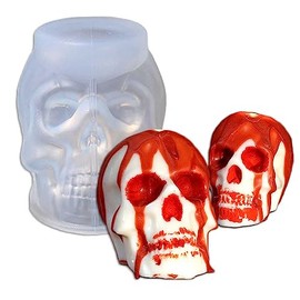 Tone Fun Scar face Skull Shape Candle Silicone Molds for Making Candle, Resin, Aromatherapy Candles, Handmade Wax Soap, Home Decor, Craft