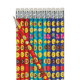 Fun Express Emoji Pencil - Stationery - Pencils - #2 lead - 24 Pieces