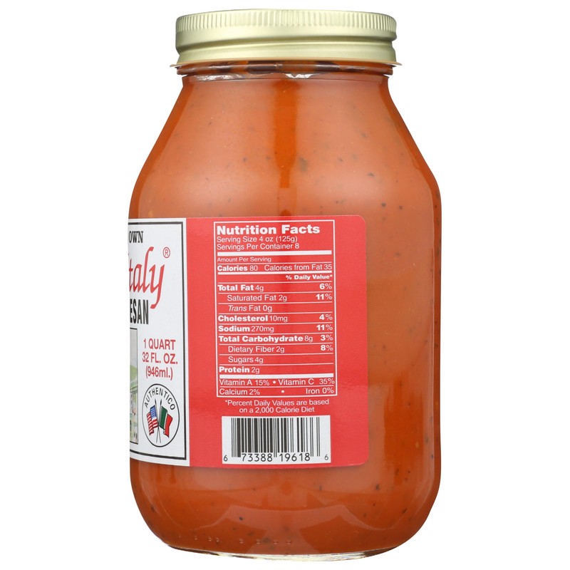 LITTLE ITALY Tuscan Parmesan Pasta Sauce, 32 FZ