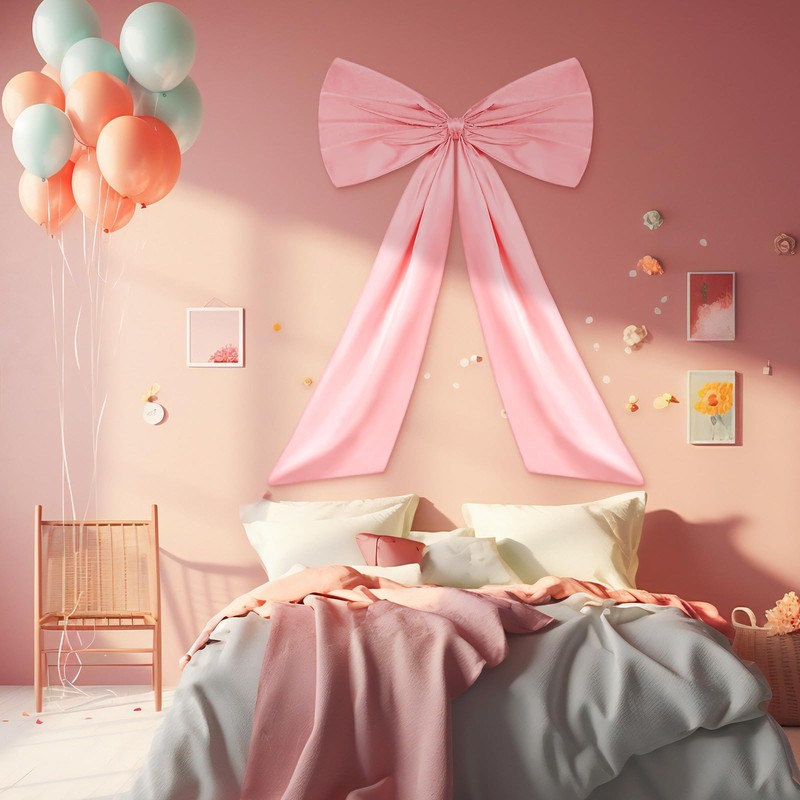 Large Satin Bow, 60 x 90 cm Gift Bow, Large,