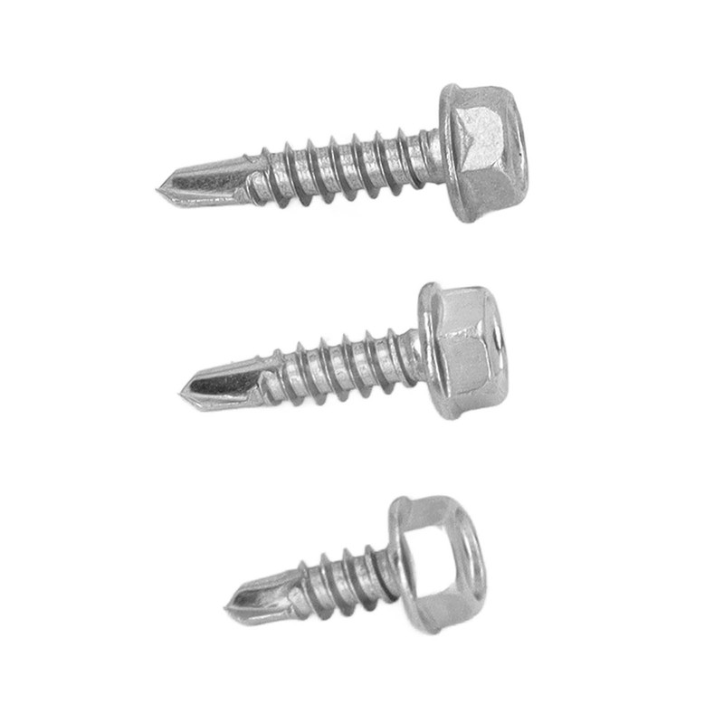 150PCS 304 Stainless Steel Self Tapping Screws Wafer Head Hex