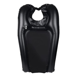 Inflatable Hair Wash Basin, with Length Adjustable Strap and Splash-Proof Collar, Portable Shampoo Aid Bowls for Disabled, Handicapped, Pregnant Women, Kids, Elderly