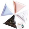 Plastic Triangle Tray Rhinestone Beads Crystal Nail Art Sorting Tray