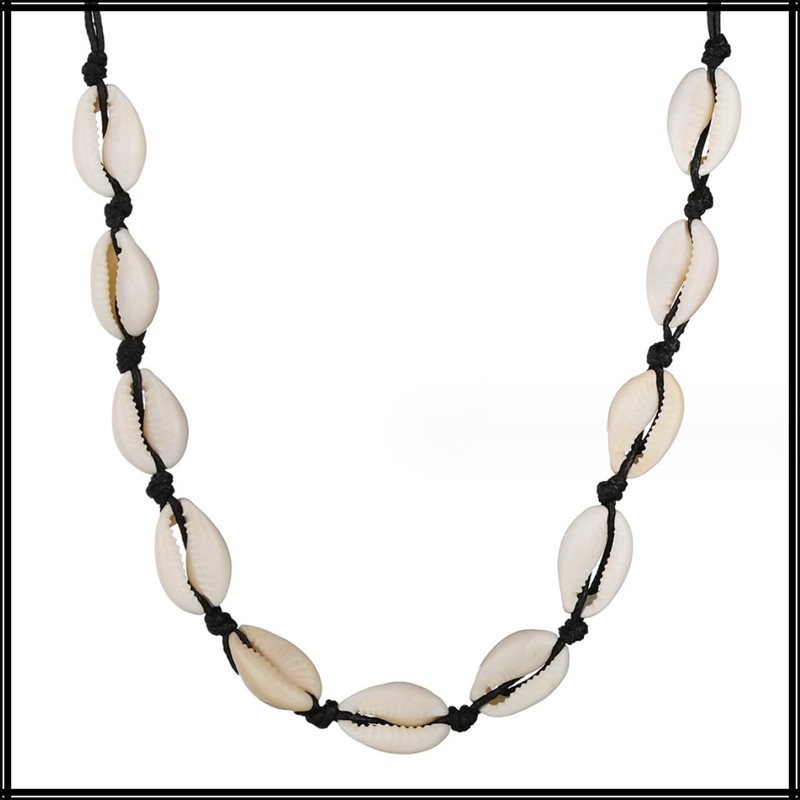 White Fang AZ113 Men's Women's Necklace Choker Sea Shell Marine