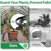 AMAGABELI GARDEN & HOME 12" Metal Plant Caddy Heavy Duty