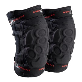 Triple Eight ExoSkin Knee Pads – Lightweight, Abrasion-Resistant Knee Protection for Mountain Biking, BMX, and Skateboarding