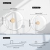 BUCATSTATE Hamster Wheel Silent 12.5inch, Acrylic Hamster Exercise Wheel with