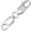 Pndeyo 925 Sterling Silver Necklace Extender, Double Open Lobster Clasp