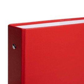 Exacompta - Ref. 51060E - Rigid PP binder for index cards fitted with dividers ref. 804E - 2 round rings 25 mm - Back 40 mm - External dimensions: 16.5x24cm - 5 random colors