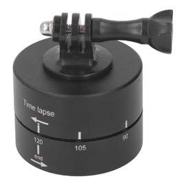 Camera Time Lapse Stabilizer Panoramic Panning Base 360 Degree Rotation 120 Minutes Timing Sports Camera Shooting Full Metal Base