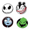 Nightmare Before Christmas NBX Character Heads Coasters (Set of 4)