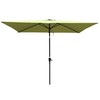 Royard Oaktree 6x9ft Patio Umbrella, Outdoor Rectangular Market Umbrella with