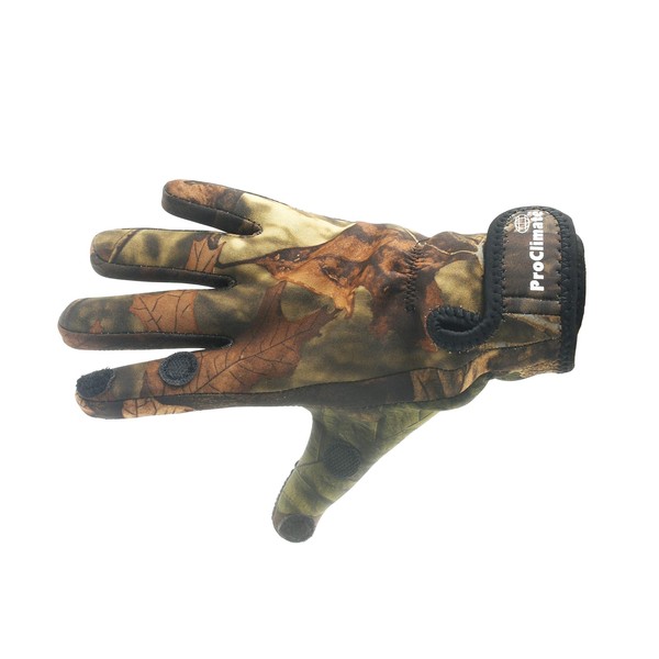 Proclimate Neoprene Shooting Gloves - Camouflage: L/XL