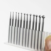 Luo ke 12 Pcs Round Shape Ball Burr Set -