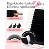 BEYELIAN Ellipse Flat Eyelash Extension, 16 Rows 0.20mm C Curl