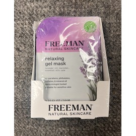 Freeman Natural Skincare Lavender Oil Relaxing Gel Mask 6 Packs Included