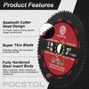 FOCSTOL Saw Blade Set - 4pcs 75mm Cutting Disc for