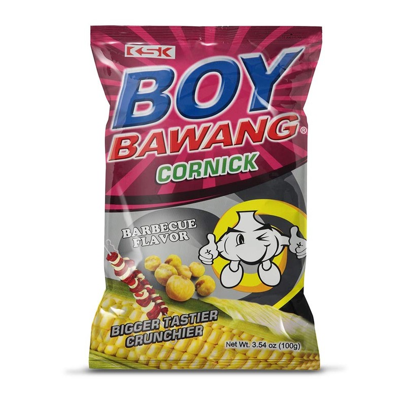 Boy Bawang Cornick, Barbeque - Crispy Tasty & Gluten-Free Corn