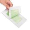 10 Piezas Papel Depilatorio de Cera Doble Cara Verde