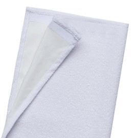 Nordic Coast Baby Changing Towel Set for Changing Mat 70 x 80 cm | Changing Mat Terry Cloth Hand Towel | Machine Washable | Disposable Mat 46 x 52 cm (White XL)