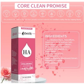 Debaiy 3 Debaiy Rose Hyaluronic Acid Anti Aging Wrinkle Hydrating Serum 1 FL oz Each