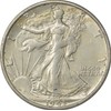 1943-S Walking Liberty Half Dollar, AU, Uncertified