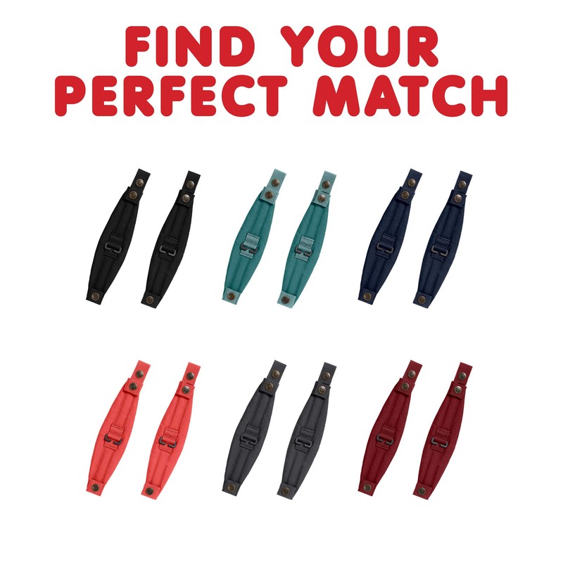 Fjallraven, Kanken Mini Shoulder Pads for Backpacks, Frost Green