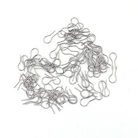 High Temperature Resistance Tungsten Wire Hanging Firing Hook Jump Rings Pottery Ornament Hanger U Shape Hooks (100PCS)