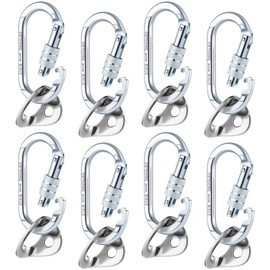 Otoolling 8 Sets 5600 lb Removable Engine Lift Bracket Plate Chains Stands Kit Tools for Engine Support Bar Transmission Jack Adapter Truck Crane Lifting Sling