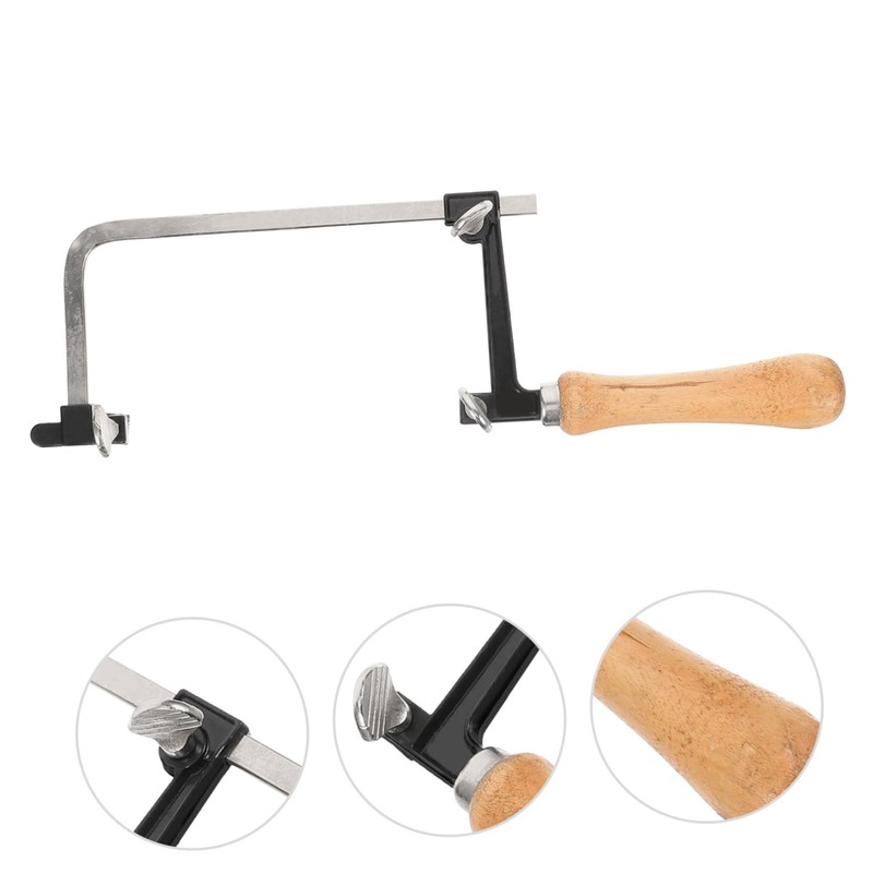 WOONEKY Woodworking Hacksaw Bow Jewelry Saw Bow Lightweight Compact for